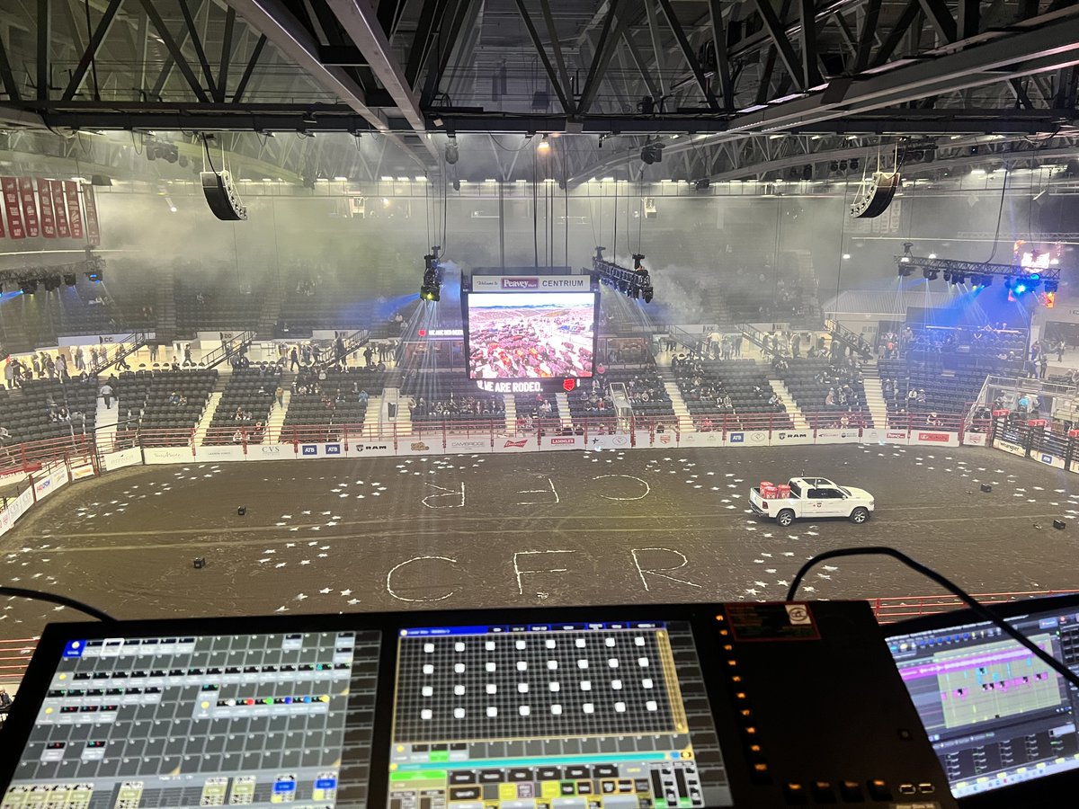 Getting Ready for the opening at Canadian Finals Rodeo in Red Deer., and the Opening Ceremonies. We are so Happy to be working with Canadian Finals Rodeo @cfrreddeer, and the volunteers. It is always a pleasure working with this great organization.
#events, #concerts, #livemusic