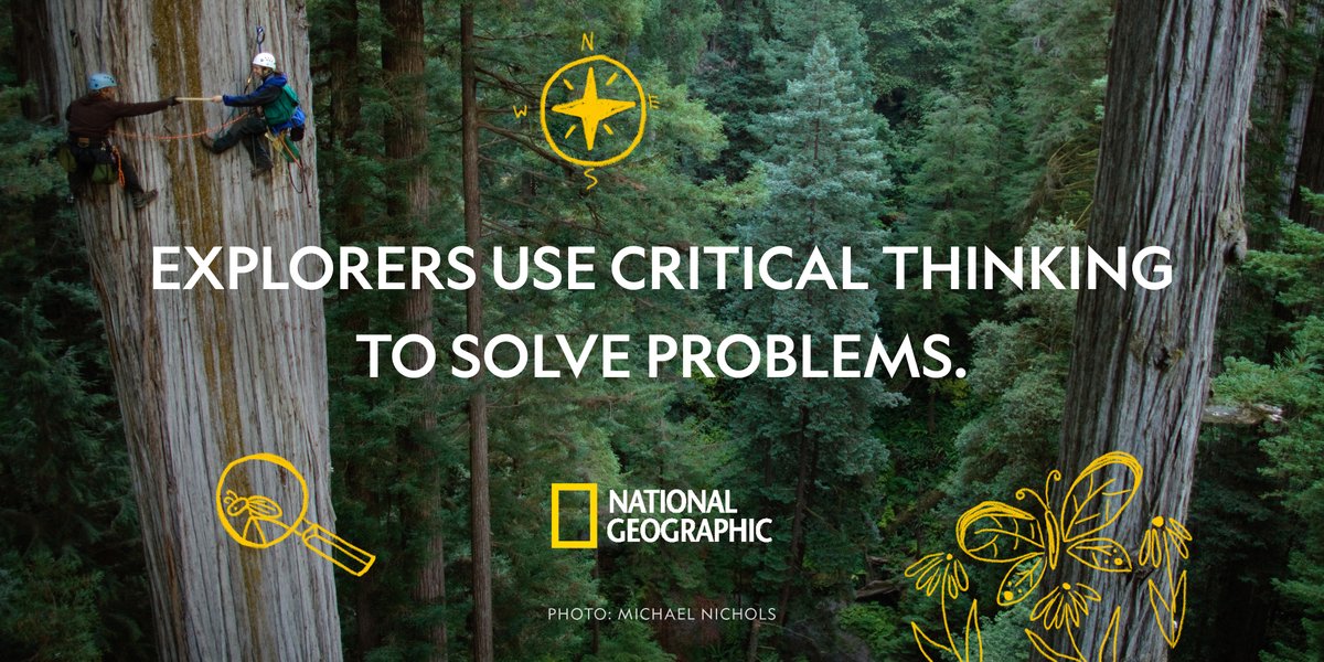 NatGeoEducation's tweet photo. A “mindset” is an attitude that helps frame one’s outlook and approach to challenges. 

Our one-hour online course "Developing an #ExplorerMindset with your Learners" is an intro to all things @NatGeoEducation. We hope you'll check it out and pass it on! https://t.co/BOcwTedO1o https://t.co/Ipkul2LJR2
