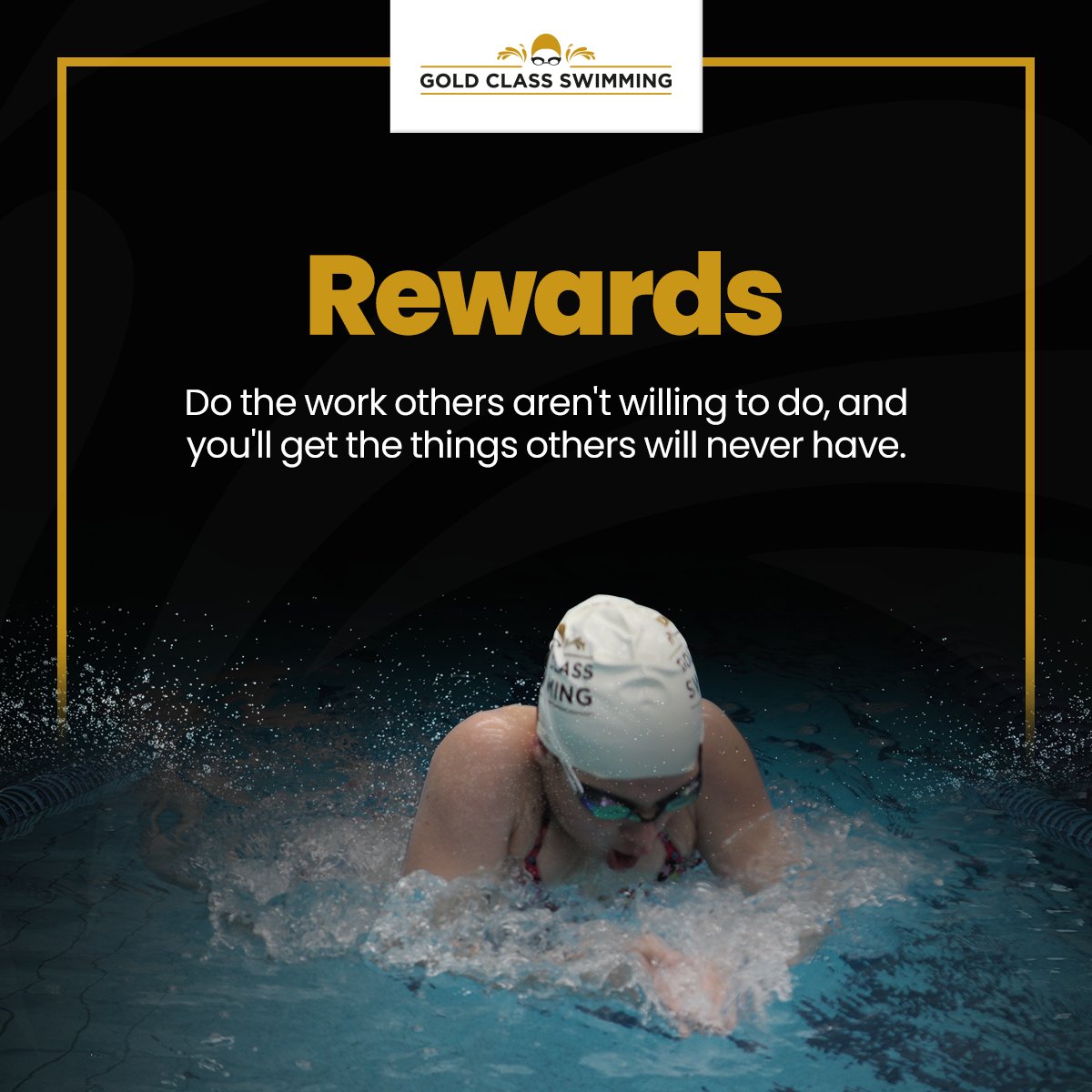 GoldClassSwim's tweet photo. Rewards
"Do the work others aren't willing to do, and you'll get the things others will never have." https://t.co/rYa3gV51bG