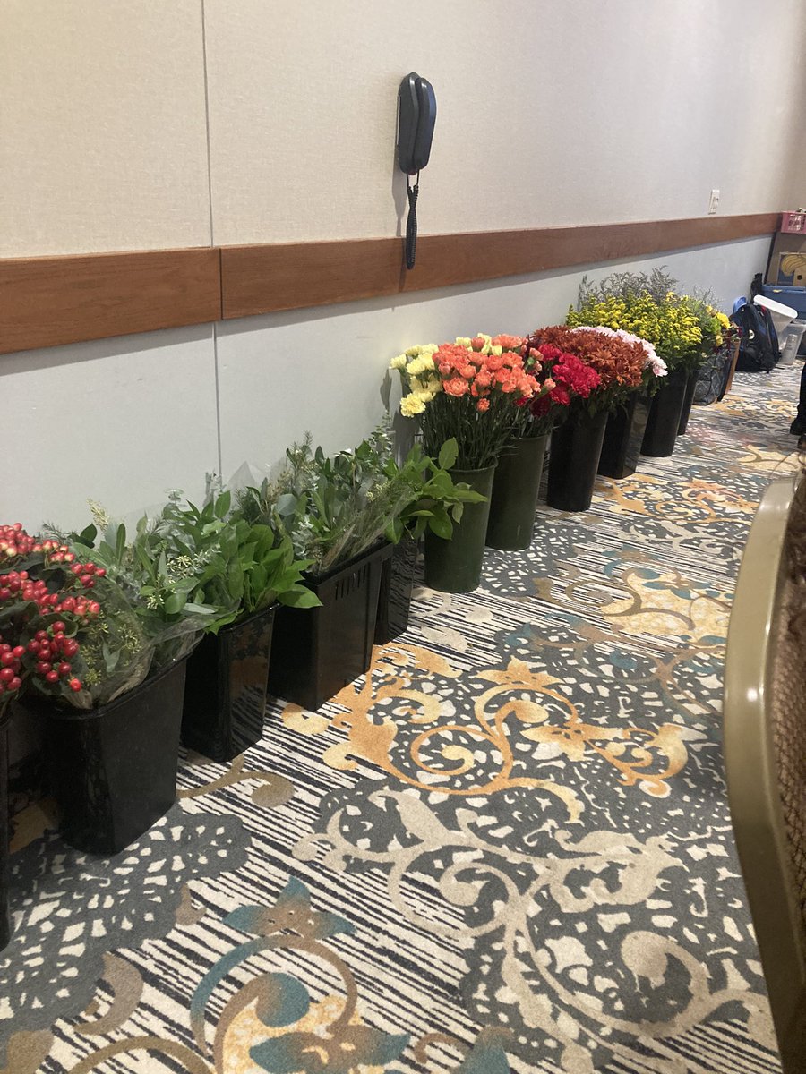 MsStauffer's tweet photo. Thursday Evening and Friday I attended an AWESOME inquiry PD conference with PSU! 

Now onto Floriculture! https://t.co/scIY7B1wXC