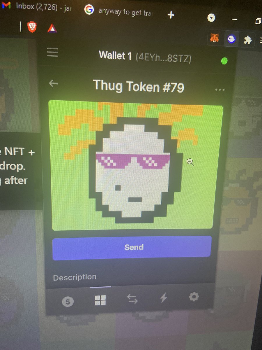 Say hello to me first ever minted NFT!!

#nft #thugtoken @thugtokenSOL #sol #shib