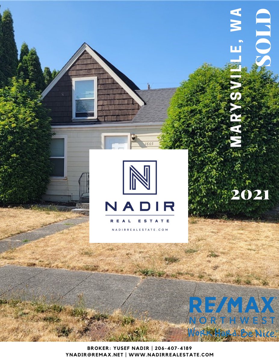 NadirRealEstate's tweet photo. #SOLD | Marysville, WA 98115 📍

Congratulations to my clients!  
Patience is a virtue. Not Only were you patient but most importantly you were prepared. NOW you have a cash flowing rental. 🏡🏘️ 🤩

#Multifamily #Rentals #Investment
#SaleToSOLD #WorkHard #BeNice #Nadir @remax https://t.co/tKkduvqXGq