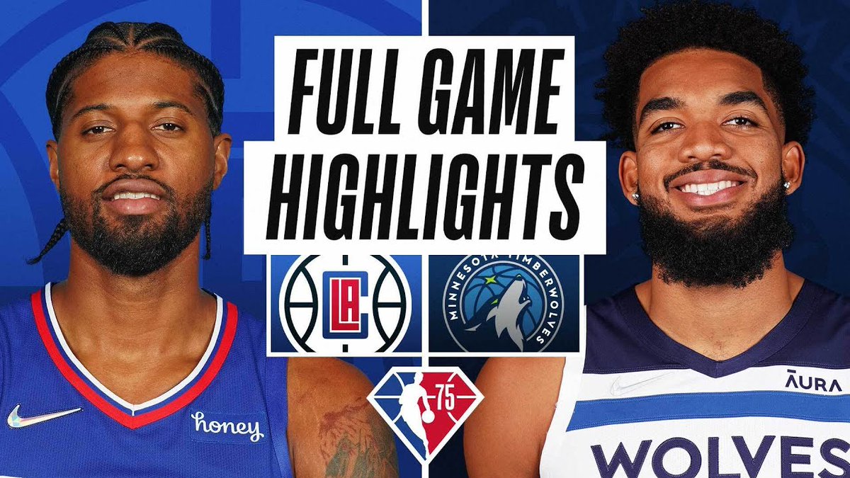 PMMRCologne's tweet photo. CLIPPERS at TIMBERWOLVES | FULL GAME HIGHLIGHTS | November 5, 2021 https://t.co/4MfoGo0M0f https://t.co/4OFYfCM2MF