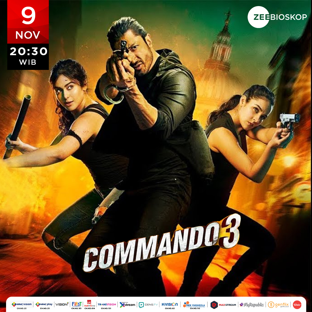 zbioskop's tweet photo. Zee Bioskop selalu setia temenin kamu sepanjang hari, tonton deretan film blockbuster setiap pukul 20:30 WIB.
6 Nov - Race 3
7 Nov - Ittefaq
8 Nov - Baaghi
9 Nov - Commando 3

#Bollywood #zeebioskop https://t.co/xMMULt1aTf