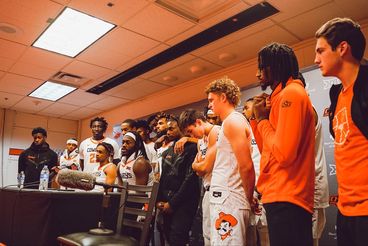 I’m equally proud of the guys and thankful for our fans. When you meet adversity head on, knowing the Good Lord is ultimately in control, great things can happen. The road ahead won’t be easy, but tonight we took the first step… TOGETHER. #Ubuntu #LetsWork #GoPokes