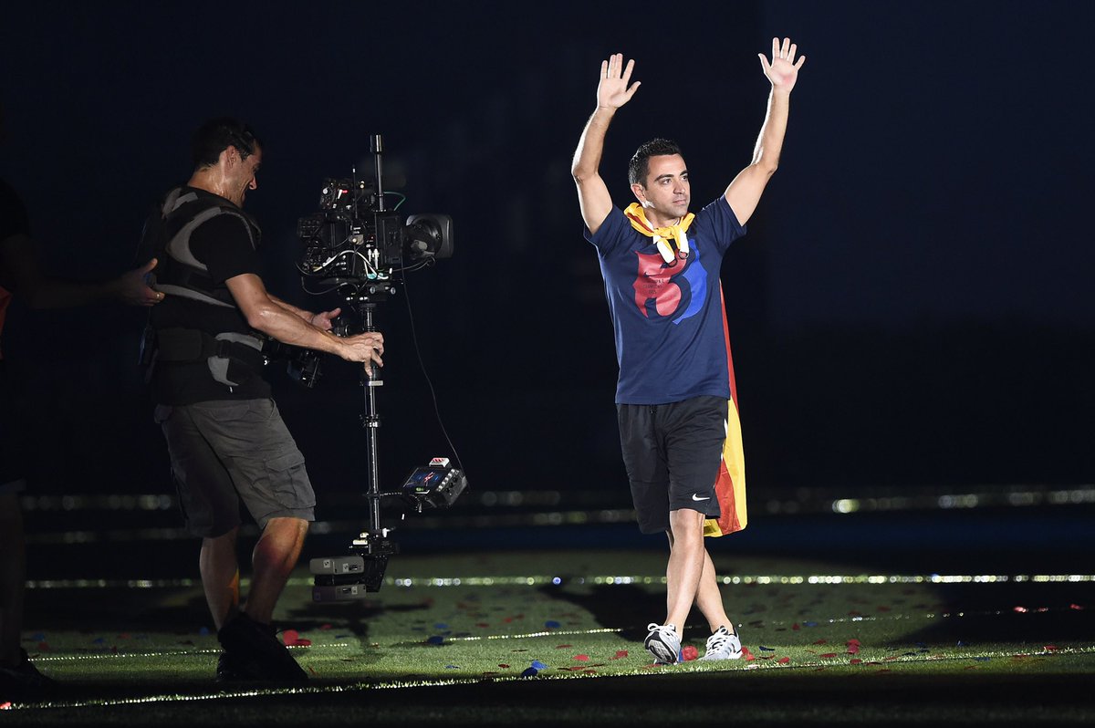 FabrizioRomano's tweet photo. Xavi finally speaks as new Barcelona manager: “Camp Nou has always been my home. Barcelona fans are my people, mi genta. Barça, the club I love. And now I’m back home. See you soon, Barcelona”. 🔵🔴 #FCB

He’ll arrive in Catalunya today after signing until June 2024. https://t.co/KLKVsM3asu