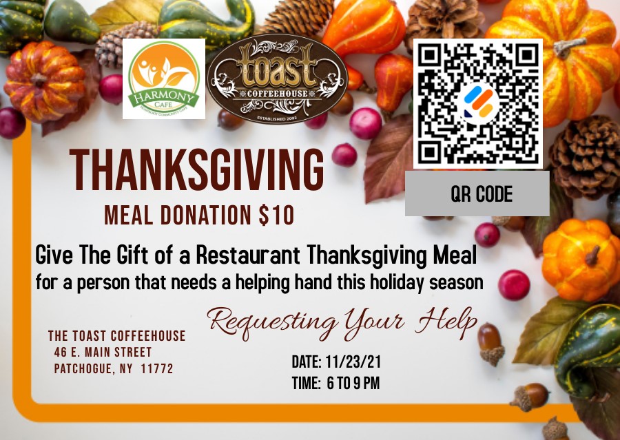 harmonycafe8's tweet photo. #Thanksgiving2021 #donation #freemeals #endhunger #payitforward #longisland #newyork #patchogue #longislandnonprofit #bethechange #inharmonytoastfiving https://t.co/9UuQlXF9br