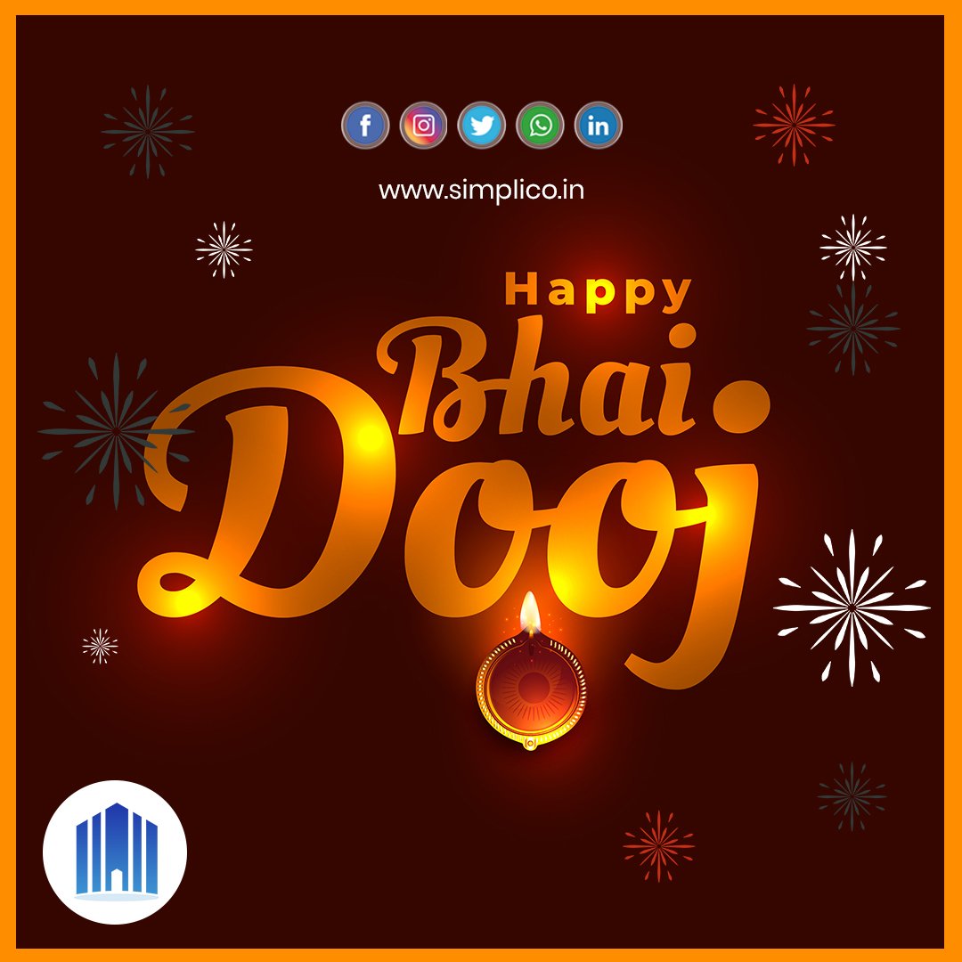 Mysimplico's tweet photo. Wishing you all a Happy Bhaidooj.
Visit us at https://t.co/IBtX4Idtrc
#simplico #simplify #housingsociety #society #community #androidapp #iosapp #abhargharsecure #festival #indianfestival #celebration #festivalsofindia #diwali #diwali2021 #newyear #bhaidooj https://t.co/O9kBJl9FFB