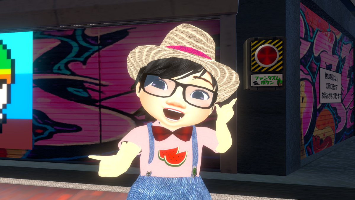 SherryJ25's tweet image. ヤッホー!!😁 みな!! ファンタズムVRの世界にはもう行かれましたか?
🤭私の音声データもVRワールドにあることを知っていましたか？ どこにあるかわかりますか？ℹ️[ヒントは写真の中にあります。]
@sobatang1 
#VRChat　#ファンタズムセブン 
#TSKitchen の #タナベ夫婦　#蕎麦プロ
#スイカちゃんの日記