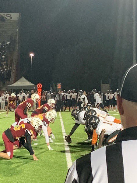 After 1st Quarter: Trojans 0, Longhorns 14 #seniornight