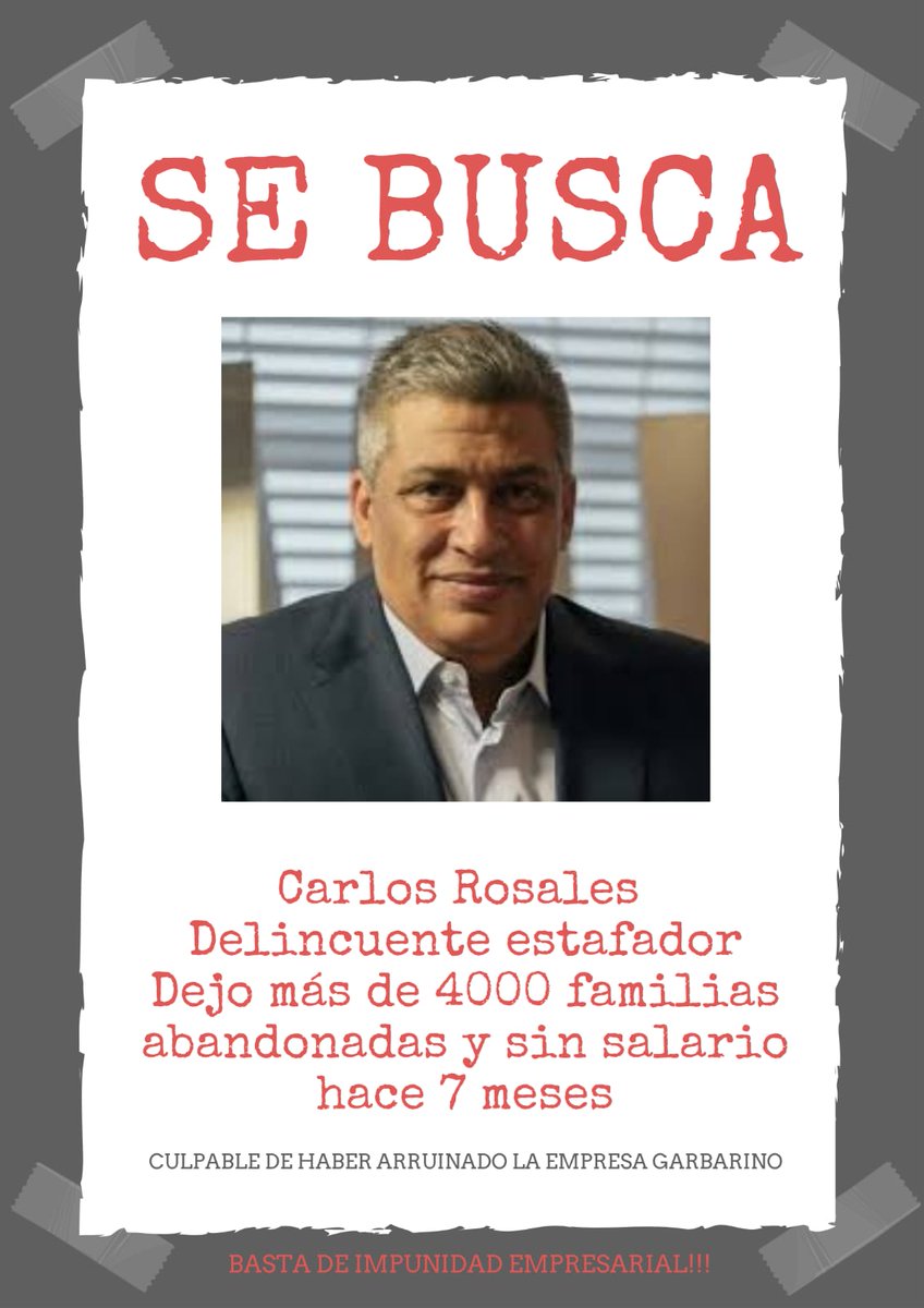 AutoconvocadosG's tweet photo. #garbarinonopaga esta lacra arruinó a más de 4000 familias y no da la cara, por eso te la mostramos. Ayudanos a difundir para que todos lo conozcan. #andaterosales basura! #cavalieritraidor https://t.co/jRqryQZcGg