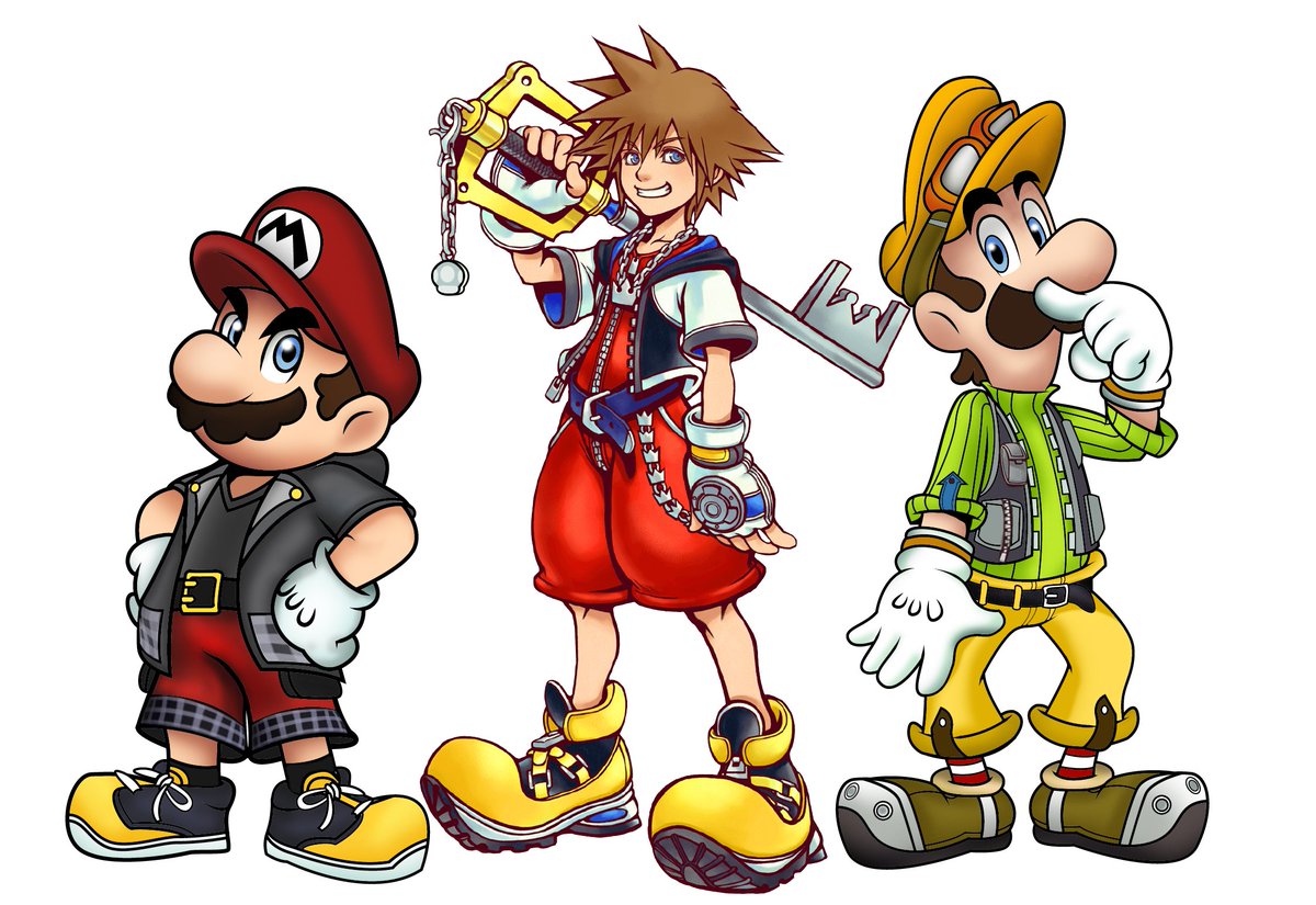 What if Kingdom Hearts was a crossover between Square Enix and Super Mario or Nintendo. 
King Mickey as Mario, and luigi as Goofy, I dont know who would be Donald 😅
Fan Art By Me
#Sora4Smash #thankyousakurai #SuperSmashBrosUltimate #KingdomHearts #supermario