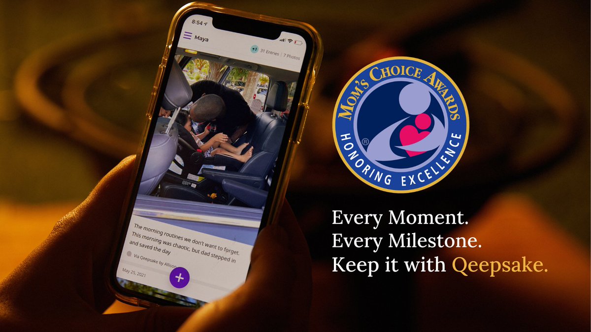 Qeepsake won the <a href="/MomsChoiceAward/">Mom's Choice Awards</a> 🏆🙌 We LOVE how much parents love Qeepsake! Join the families who have saved over 45 million memories with Qeepsake. Capture, cherish, &amp; share your family's full, authentic story with a quick text each day. qpsake.com/moms-choice