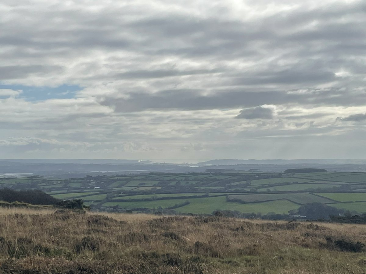 RuthLozzaruth's tweet photo. Lovely bimble around #kithill expertly guided by @iwalkc - #ponies #awesomeviews #dartmoor #chimneys #plymouthsound @JoG13 https://t.co/4FVg1gMXkx