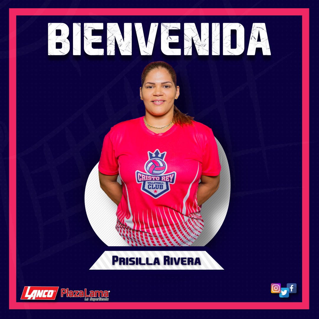 cristoreyvc's tweet photo. Damos la bienvenida a nuestro equipo a la MVPRIS! @prisillarivera14 !
Bienvenida a Cristo Rey Volleyball Club 🏐
#MVPRIS #PrisillaRivera #CristoReyVC https://t.co/8EFDkl8O7K