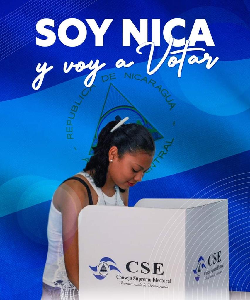SolDeLibertad8's tweet photo. Como nicaraguenses tenemos el deber de votar!!!. Asiste temprano a las centros de votacion. ProsperandoConElPueblo #SiempreMasAlla #SomosProsperidad #PazYBien
@LaResistenciaSa @AgdelNunez @AbelMart4 @NPordentro @Capricornio_Qui @SolDeLibertadNi @Mirosla15794035 @fuerzarevol https://t.co/Z7aXuBF4e4