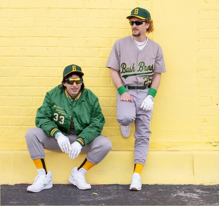 NerdsThatZeke's tweet photo. The most belated Halloween post, but I think our McGwire/Canseco Bash Brothers costumes were pretty solid (shoutout @thelonelyisland) ππͺ
#LetsBash #SilkRobesAndKimonos https://t.co/UteatpHZaV