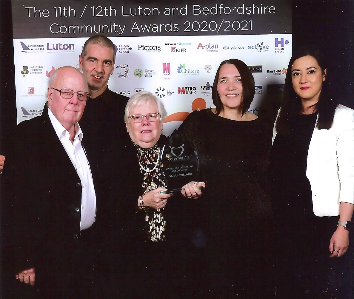 SouthfieldLuton's tweet photo. We are so proud to have seen our own Miss Pollard recognised for her incredible contributions to Education in Luton the @CILuton Awards tonight. Thank to to @SarahOwen_ for presenting the award and for speaking so eloquently about Sarah ❤️ https://t.co/HDTGy3BL3e