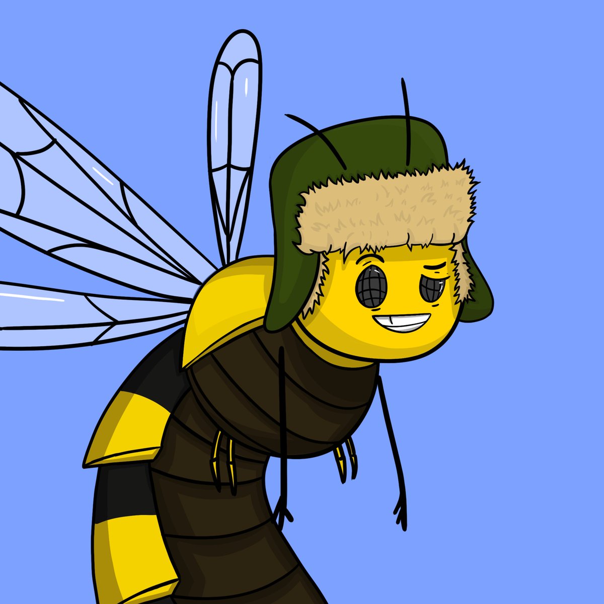 BuzzyBeesNFT's tweet photo. @AlexxNFT that's why this guy has an ushanka 😉 https://t.co/PYllxzkxt7