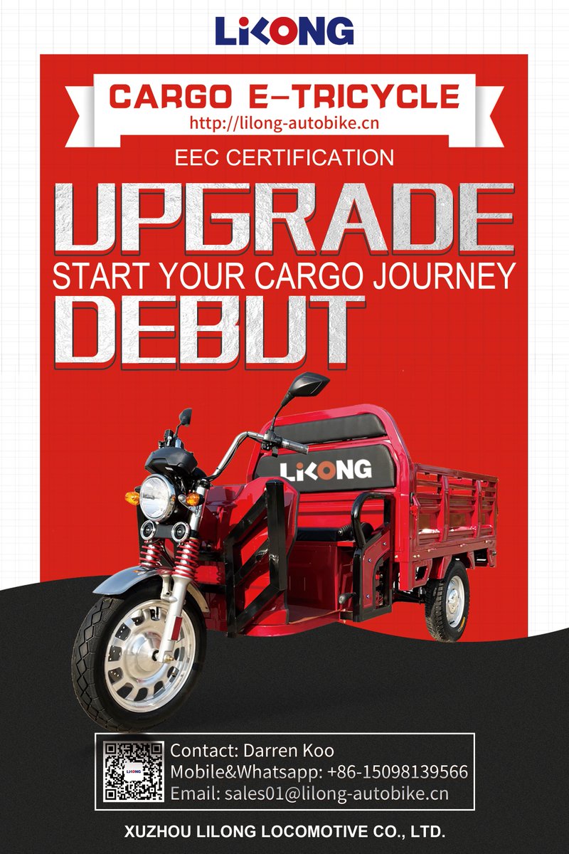 UH_DarrenKoo's tweet photo. EU Standard Electric Tricycle For Cargo With EEC Certificate.#electrictricycle #etrike #electriccar #electricvehicle #electrictrucks #electricbicycle #erickshaw #eloader #emobility #ebikes #cargobike #cargotricycle #EEC #threewheelmotorcycle #electricmotorcycle #electricmotors https://t.co/u6xxmUAoTS