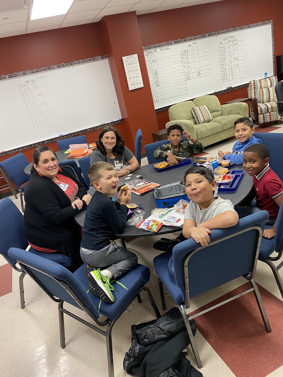 Baker_READ's tweet photo. Shout out to @K_Crosetto and @APlindsey2004 for hosting the coolest lunch crew ever! Grateful for these two and the love they show our @BlackshearKISD kids! #firstgradefellas https://t.co/IYCumvOnzm