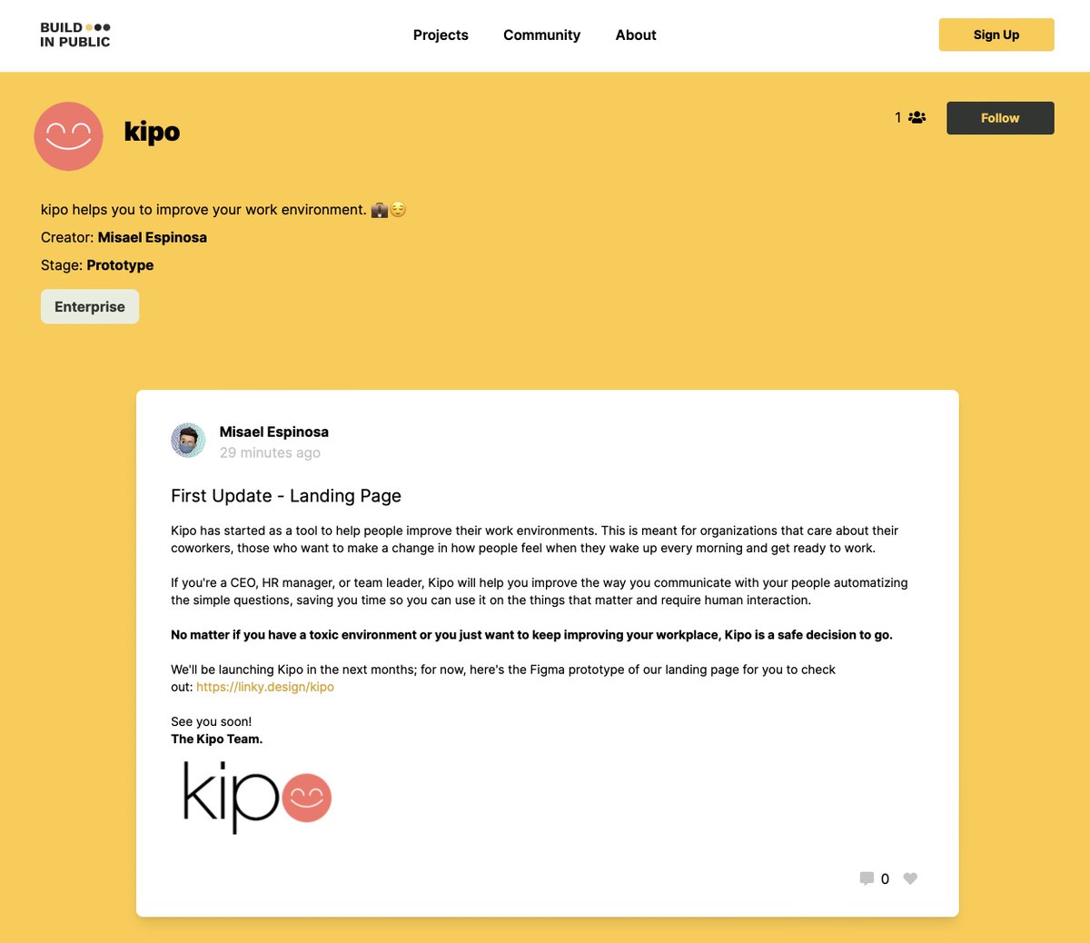 _BuildInPublic's tweet photo. Kipo helps you to improve your work environment.

https://t.co/tsIHvvzU6n https://t.co/5dx5DXzvg3