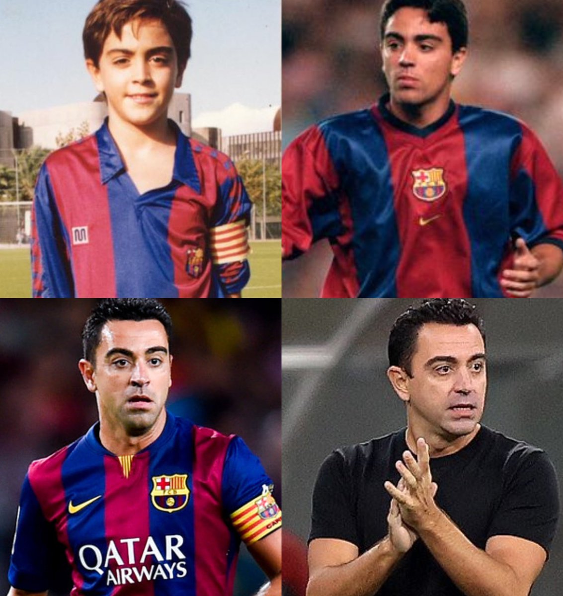 Canterano, promesa, leyenda y, ahora, DT. Xavi Hernández volvió casa. AMOR ETERNO.