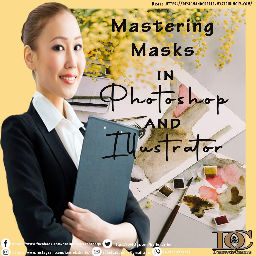 belle_drilon's tweet photo. You're going to learn several ways of using masks in both Photoshop and Illustrator. Whether an image mask or a vector mask, and it's important to know the benefits of each. 

More here: https://t.co/xEv43ejezM 

#DesignandCreatePage #masking #photoshopandillustrator https://t.co/jiDJcQI8YJ