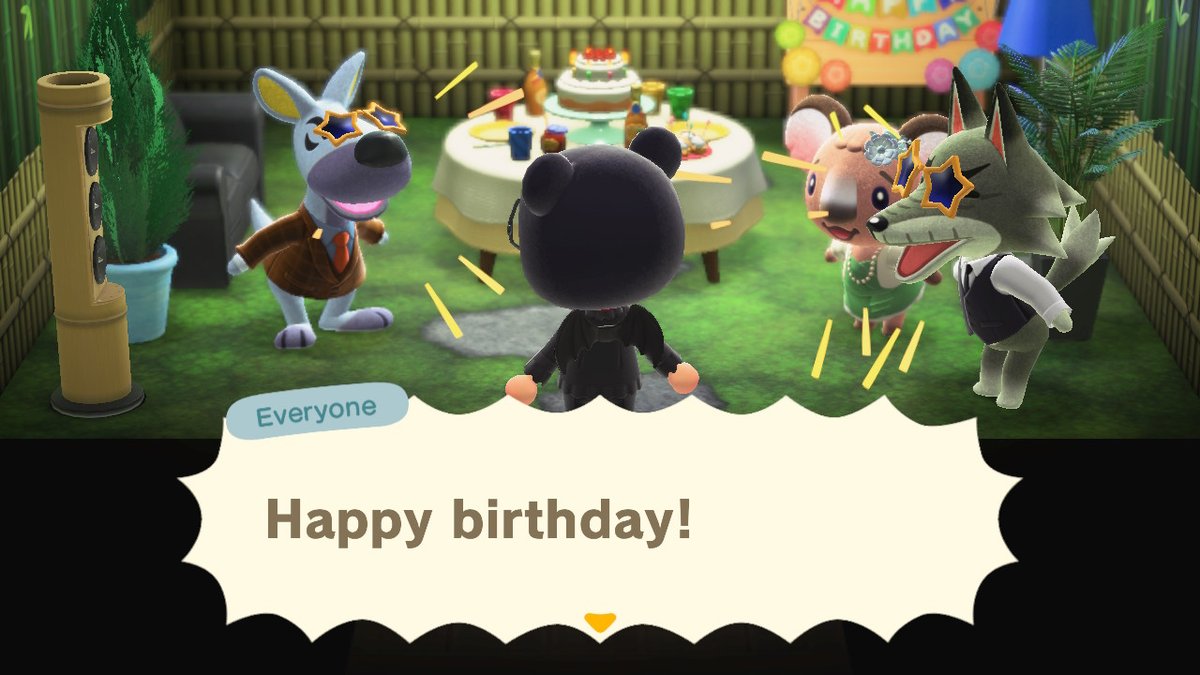 reindeermeat's tweet photo. that time it was my bday #AnimalCrossing https://t.co/x9W0edgyjX