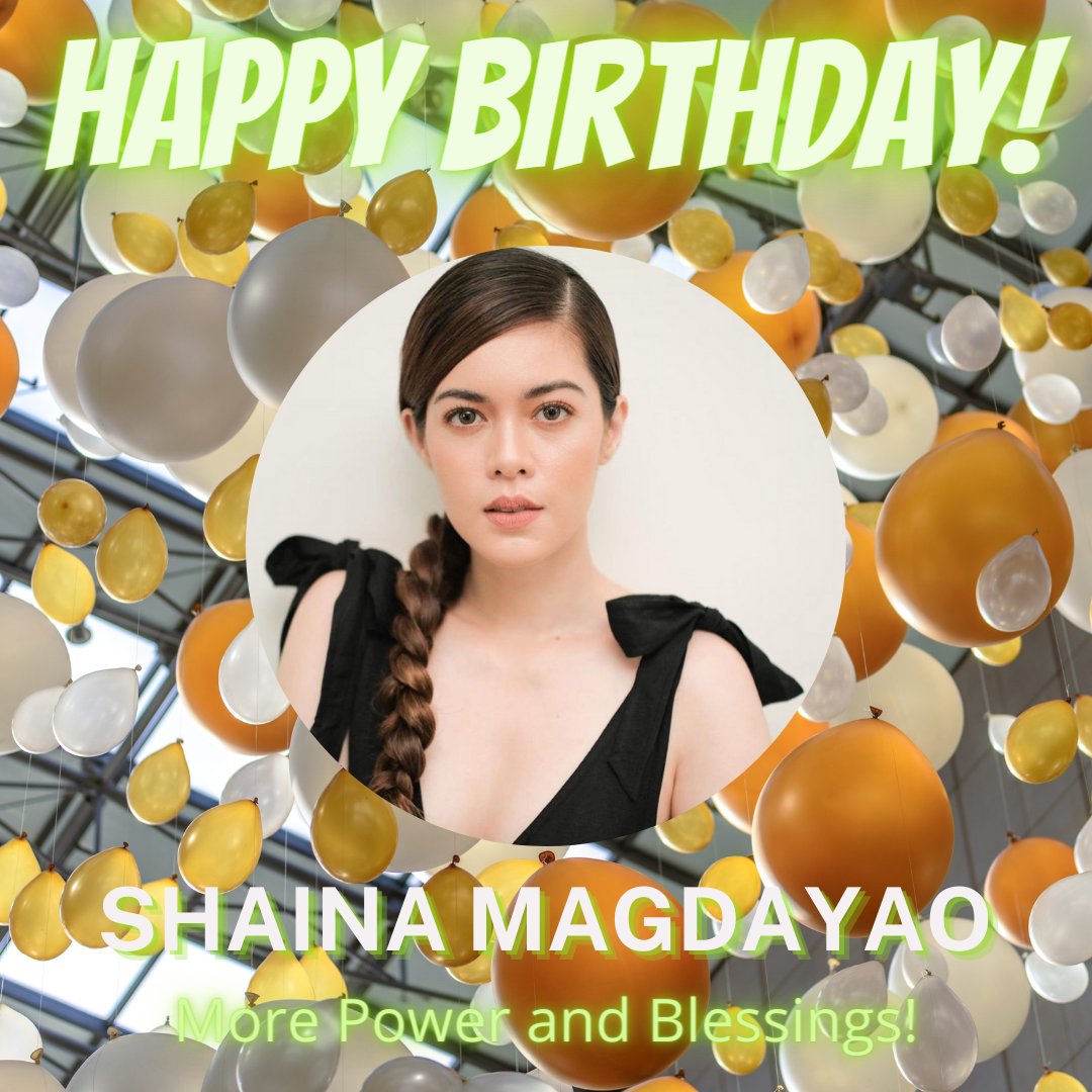 Happy birthday ! God bless you always! Wishing you more success! 