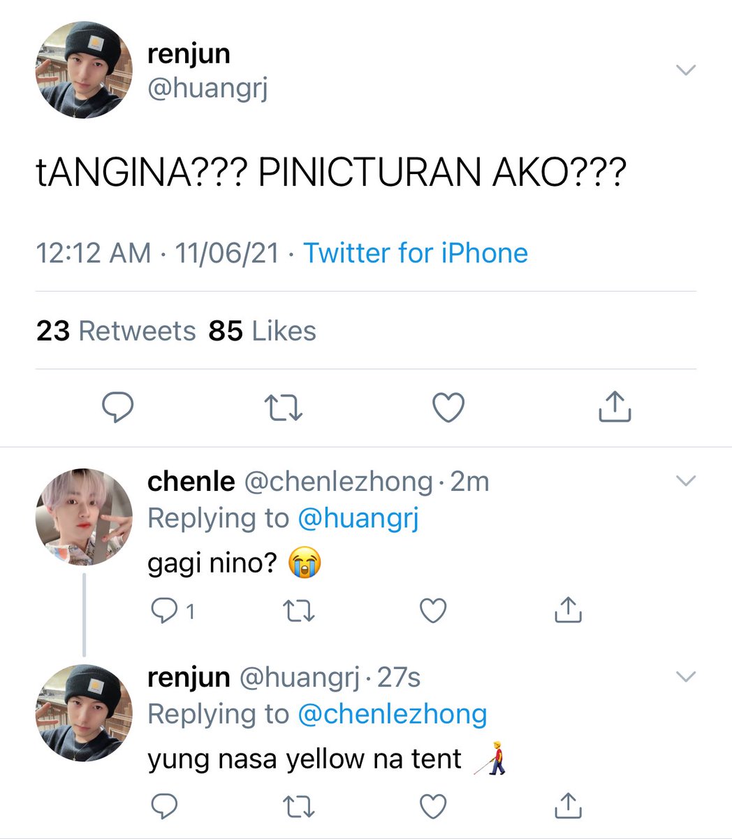 sinasauli's tweet photo. isang #renyang mini au kung saan aksidenteng na picturan ni yangyang yung isang member ng boy scout na si renjun. https://t.co/Y9YojJk3hv