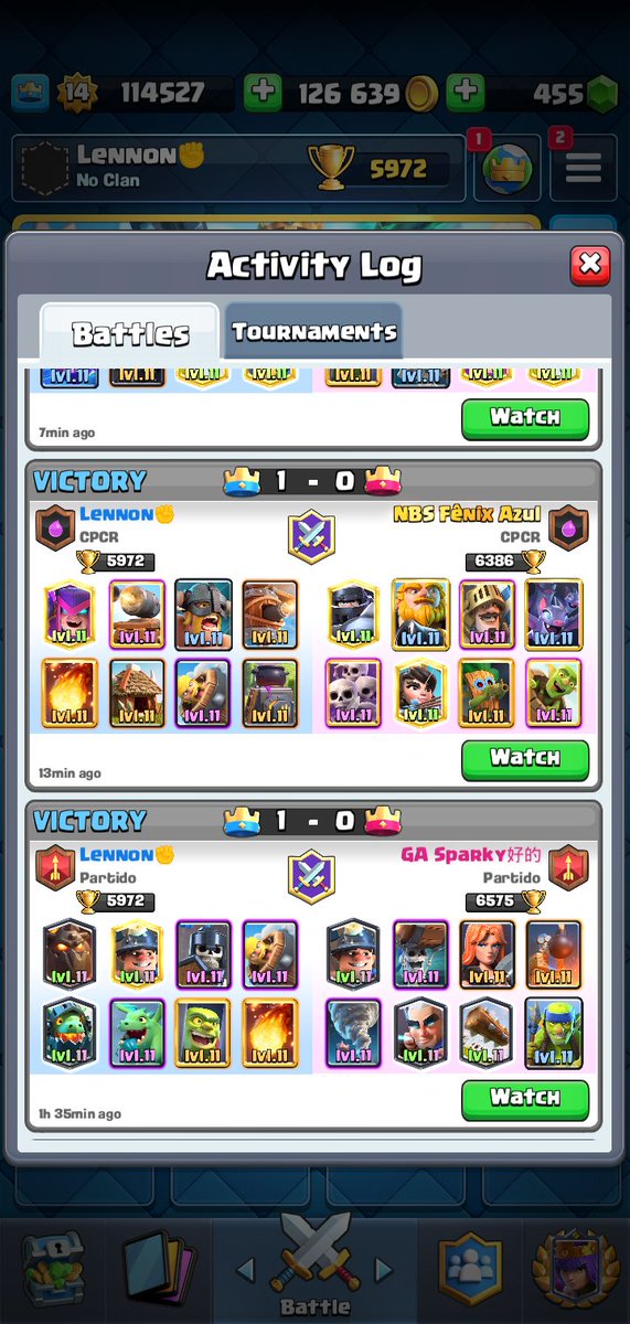 4/0 na noite de hoje, limpando o koth para finalizar o jogo.