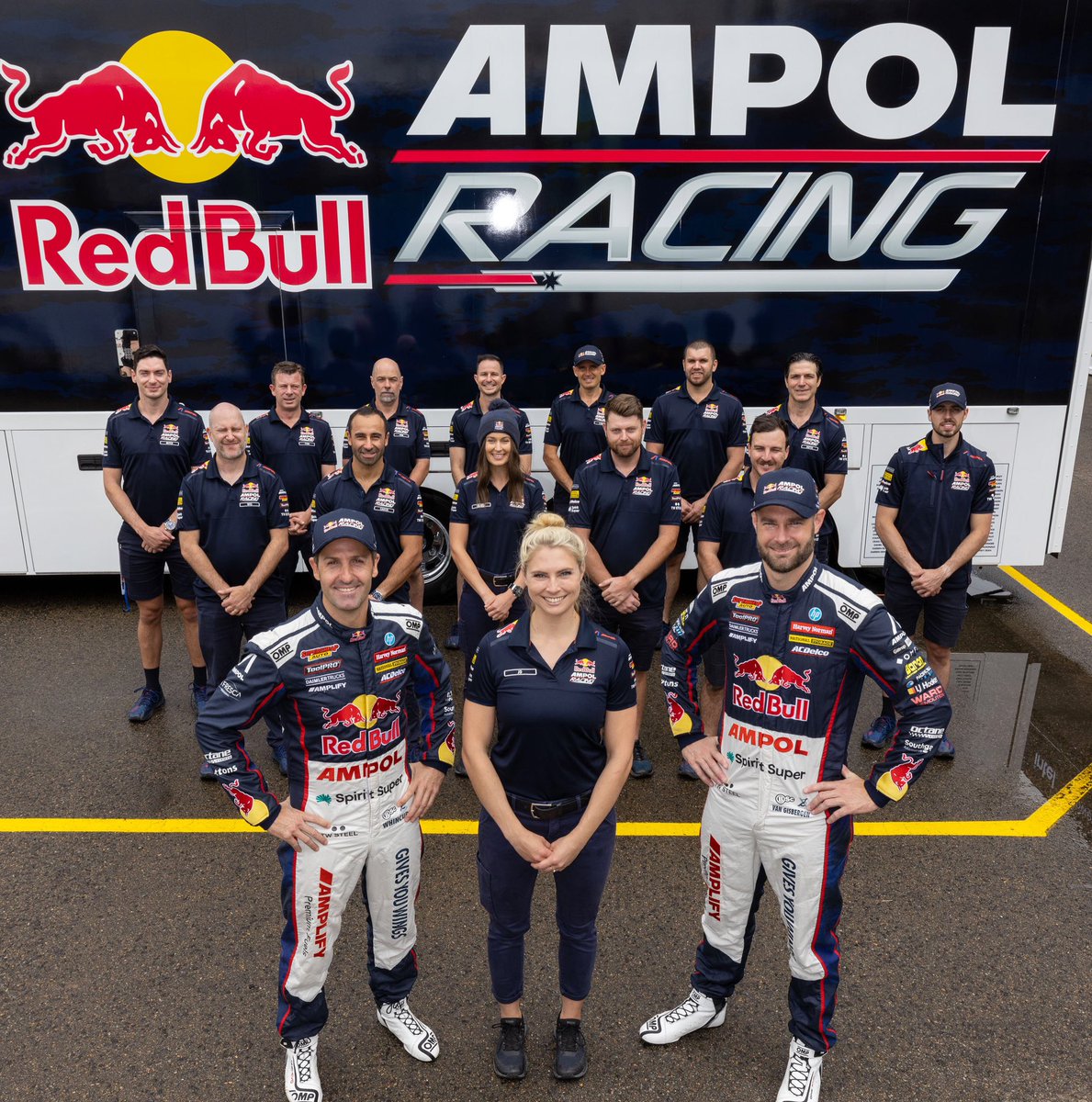 The Dream Team entering their 250th <a href="/supercars/">Supercars</a> event this weekend in Sydney! 👏👏

#TripleEight #RedBullAmpol