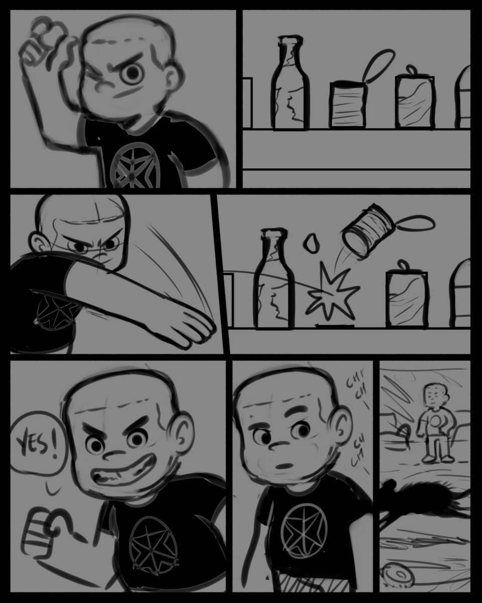 Fall Forever : Hex 2 (Rats)
Comic sketches 