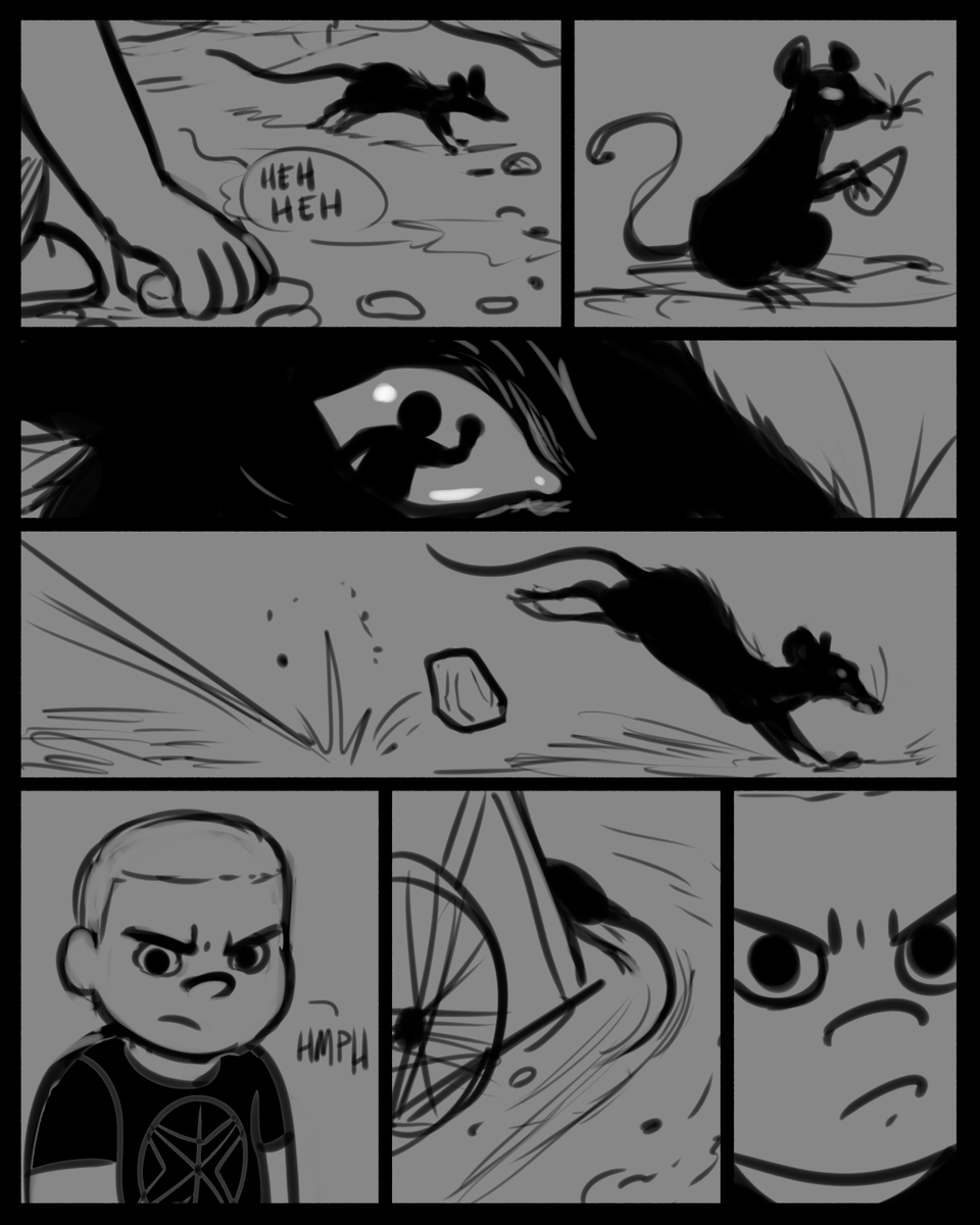 Fall Forever : Hex 2 (Rats)
Comic sketches 