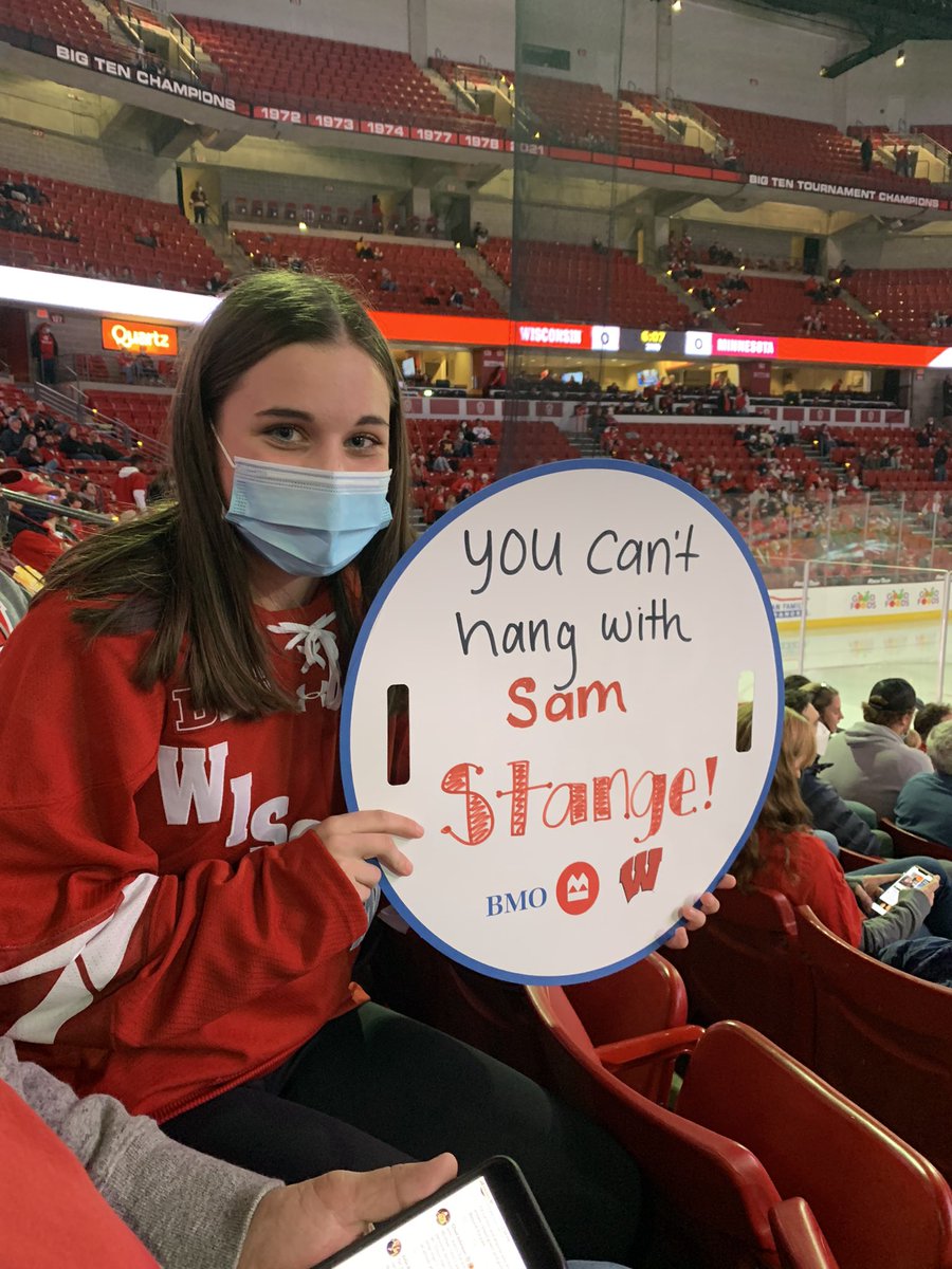 SteinmetzNicole's tweet photo. #onwisconsin You can’t hang with Sam Stange! Go RED! ❤️ https://t.co/niElpnn1Lb