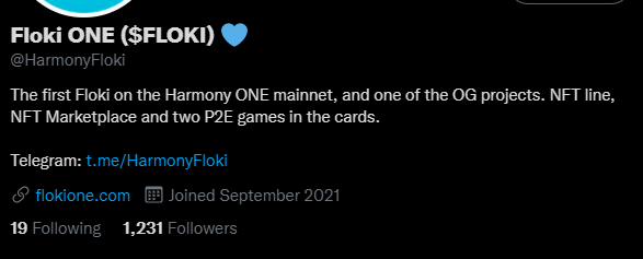 Gosh, we are now over 1,200 followers strong on Twitter.

Don your Viking hats, everyone - we're sailing! ^_^

$FLOKI $ONE $DOGE $SHIB
#Floki #Doge #Shib #HarmonyOne