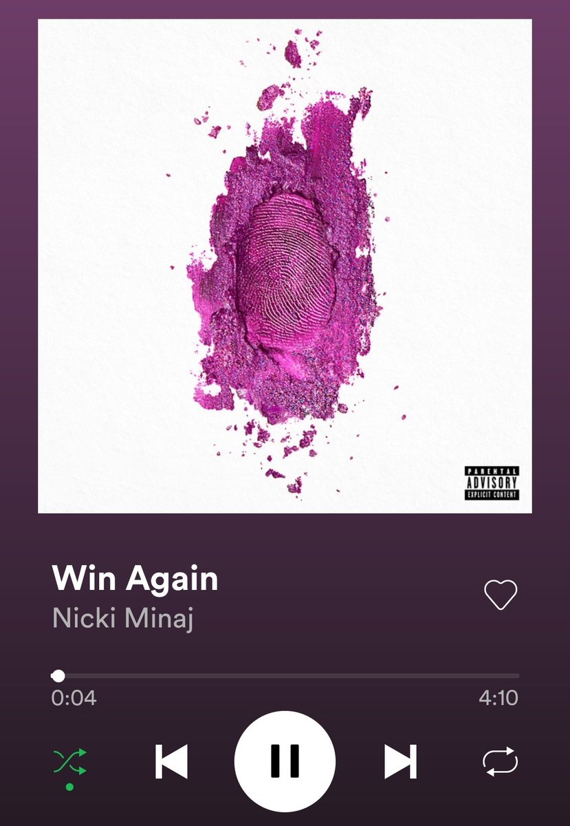 iamdabarbz's tweet photo. If you could listen to 1 of these Pinkprint songs for the whole day on repeat which one would you choose ? https://t.co/W5ABphQhgt