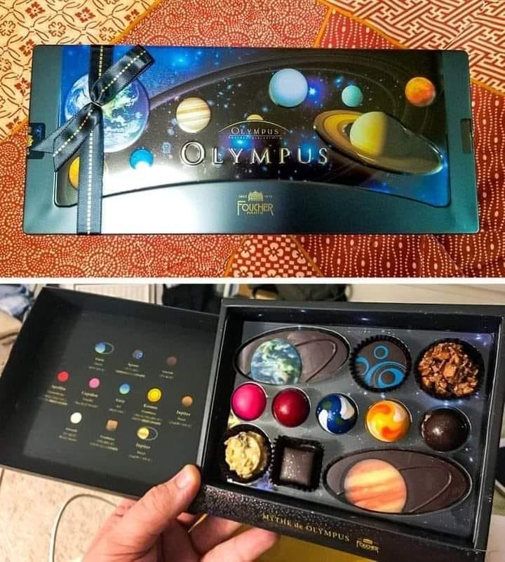 Chocolates planetarios para el aficionado a la astronomía.