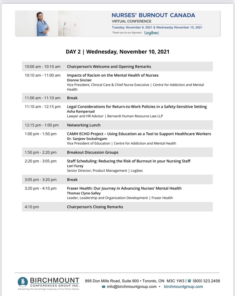Dionne A Sinclair (@dionnesinclair) on Twitter photo I am honoured to be speaking at the Nurse Burnout conference next week. Are you registered? This is such an important topic. <a href="/CAMHnews/">CAMH</a> <a href="/camhEdu/">CAMH Education</a> <a href="/camhfoundation/">CAMH Foundation</a> is well represented. #Nurseburnoutconference #nurselife #Blacknures #antiracist #CBNN I am honoured to be speaking at the Nurse Burnout conference next week. Are you registered? This is such an important topic. <a href="/CAMHnews/">CAMH</a> <a href="/camhEdu/">CAMH Education</a> <a href="/camhfoundation/">CAMH Foundation</a> is well represented. #Nurseburnoutconference #nurselife #Blacknures #antiracist #CBNN