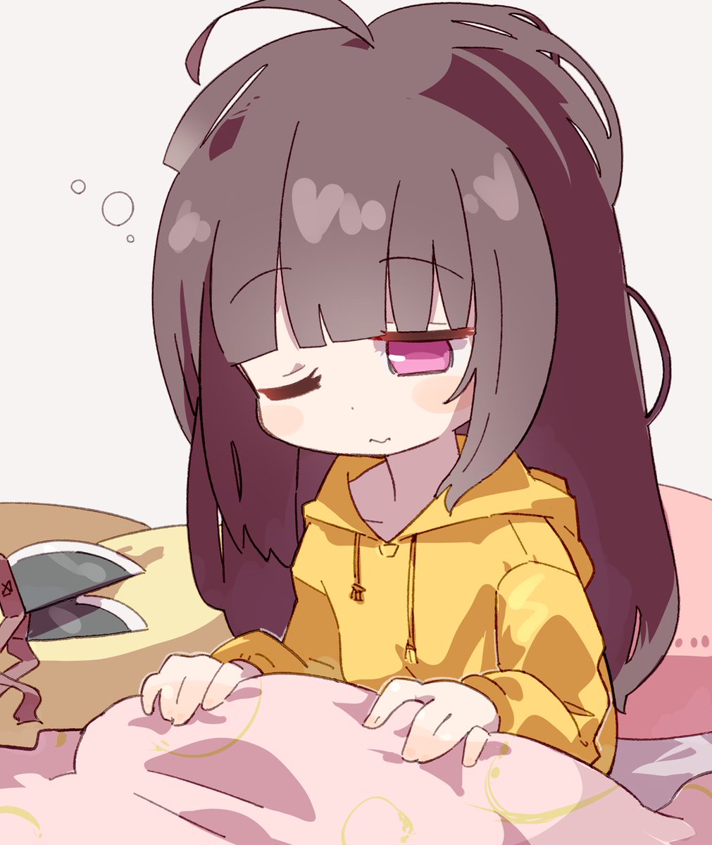 東北きりたん 「寝起きりたん 」|うつぼ ⊏'ꣲ'|のイラスト