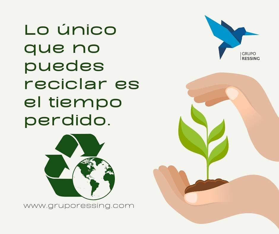 GrupoRessing's tweet photo. Estamos a tiempo de mejorar el #MedioAmbiente. ✅♻️🌎🌱🙌🏼

#GrupoRessing #Reduce #Reutiliza #Recicla #3R #ConsumoResponsable #CuidaElPlaneta #MundoLimpio #PiensaVerde #ecofriendly #eco #sustentable #Plástico #Botellas #PET #Reciclaje #Residuos #ecolife #reciclado #green https://t.co/qk2gb34THS