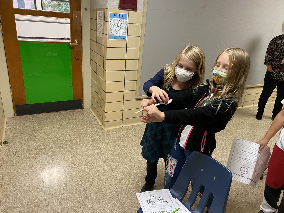 waltechteacher's tweet photo. From spider webs and pumpkin catapults, to Room on the Broom, the month of October in STREAM was a creative and fun month! #EmporiaProud @PatriotsWalnut https://t.co/jzfTqJaPzh