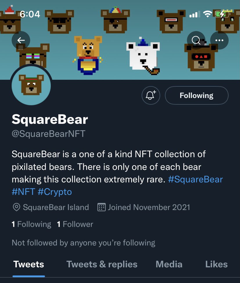 GarrettBeard30's tweet photo. BRAND NEW NFT COLLECTION DROPPING SOON CHECK OUT THEIR PAGE🚀📈 @squarebearnft https://t.co/9tpsXudhWr