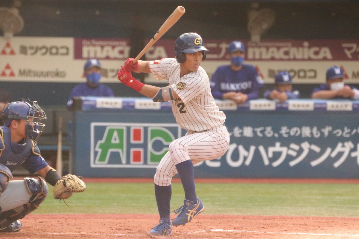 kngw_baseball's tweet photo. 11/2 横浜スタジアム

中央学院大学
下山 昂大(②八戸学院光星)

今川優馬さんを彷彿させるような打撃でした https://t.co/ZcdWpr7MAx