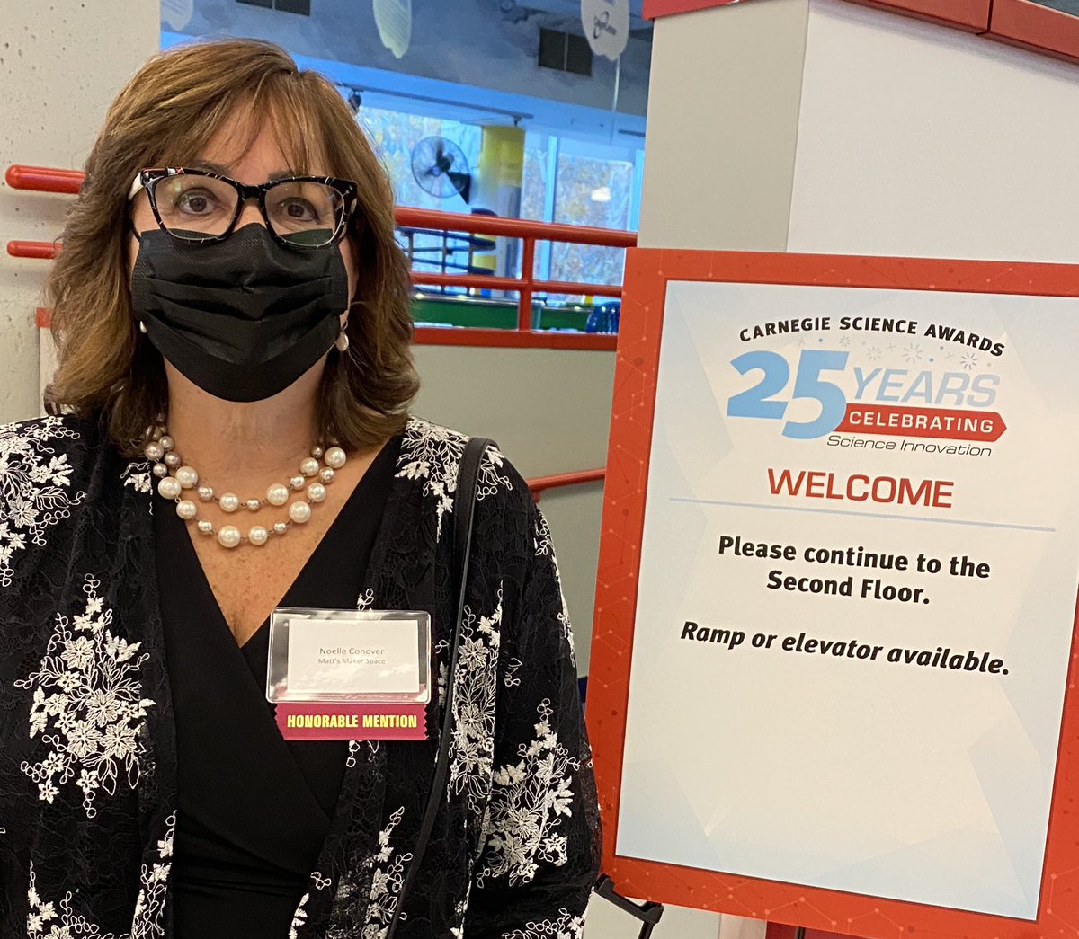 mattsmakerspace's tweet photo. Honored to attend 25th annual Carnegie Science Center Awards. Matt’s Maker Space, with our partners at @ncasd_edtech won Honorable Mention in the category of Champions for Stem Equity. What an amazing event. Congratulations to all the winners! Proud to be included! 
#innovation https://t.co/dXwWk7DOWr