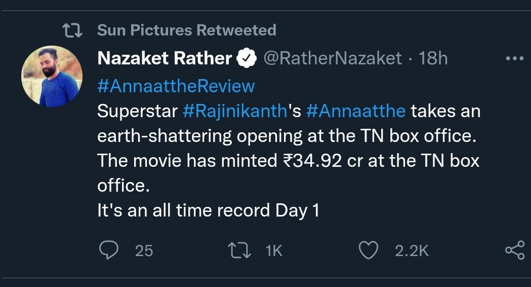 TPY_Official's tweet photo. Double standards of #Sunpics exposed..!! 600 screens la rls aana Petta ku BO fake aam, 700 screens la rls aana #Annaatthe ku BO report ok vam 🤣
Rajini ku sombadikum #Thala Fans itha paathutu inum nalla sombadinga👎👎
#Valimai #ThalaAJITH #Ajithkumar https://t.co/sLqBxBzDcU