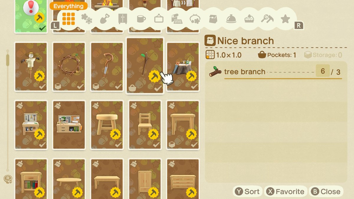 amindofitsown's tweet photo. Really?! lol #nicebranch #AnimalCrossing #ACNH #NintendoSwitch https://t.co/XAZ8Vmlbu1