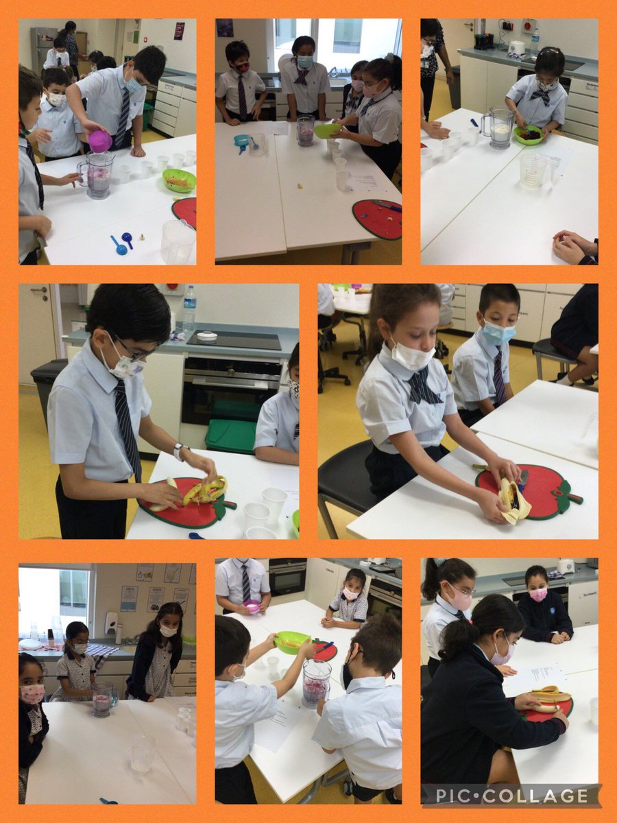 gems_khail's tweet photo. In #WEKScience, year 4 went to the science lab to make some delicious smoothies. This was an introduction to our new science topic, Β΄Animals Including Humansβ where we will be looking at nutrition, the digestive system and healthy teeth! #LimitlessLearning https://t.co/hRoc9dqjkl