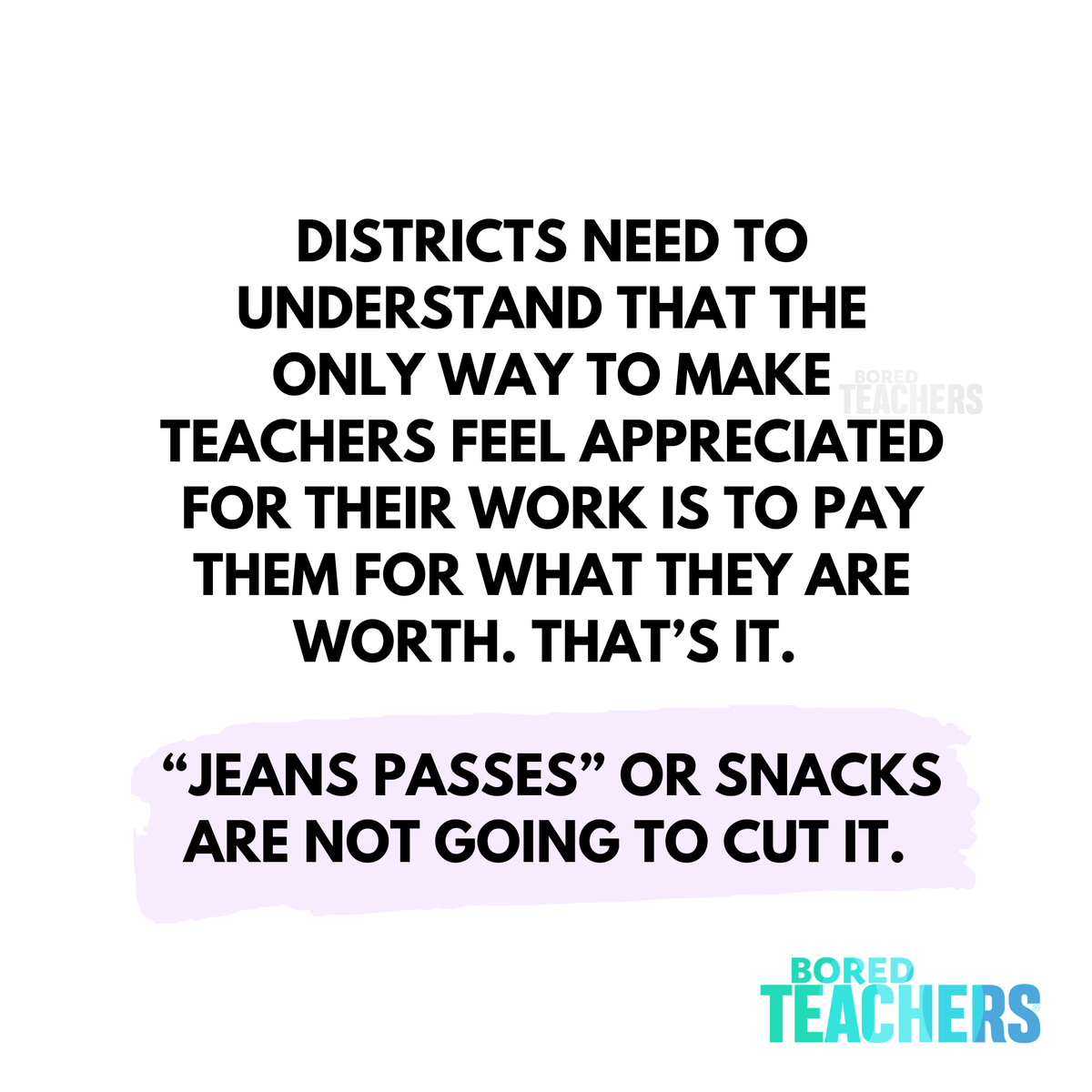 Bored Teachers tweet media